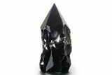 Free-Standing Polished Obsidian Point - Mexico #355049-1